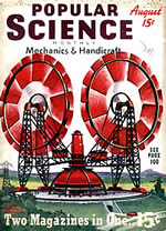 Titelbild der Popular Science vom August 1939