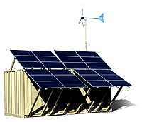 mobile power solar station