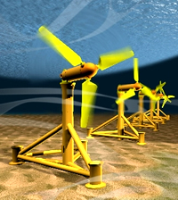 Grafik des Tidal Generation Systems