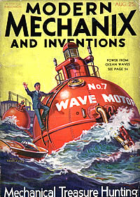 Titelbild der Modern Mechanix vom August 1932 