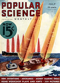 Titelbild der Popular Science vom Juli 1933 